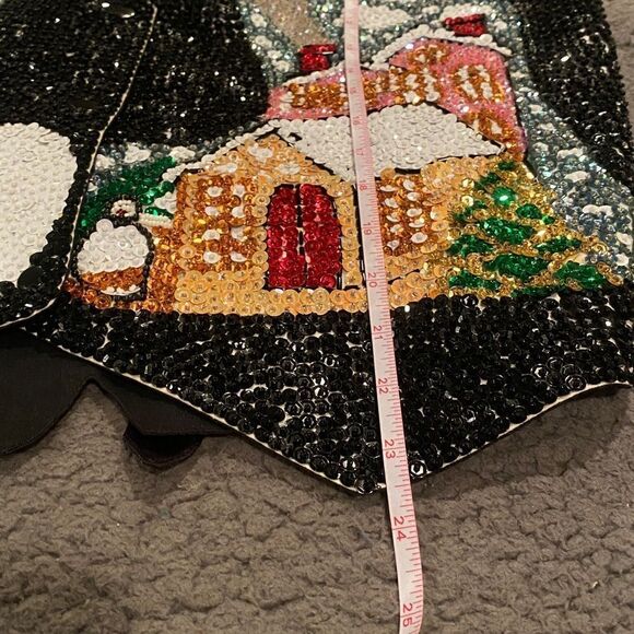 Bali Gem Sequence Christmas Vest - Picture 10 of 10